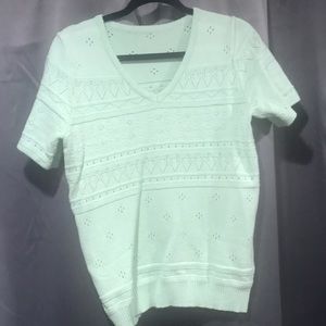 3/$10 Mint green short sleeve sweater
